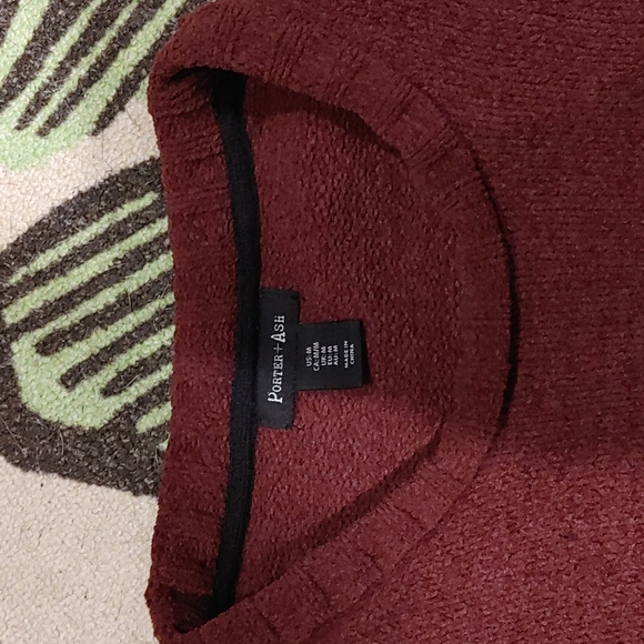 Porter & Ash burgundy sweater - Picture 2 of 3